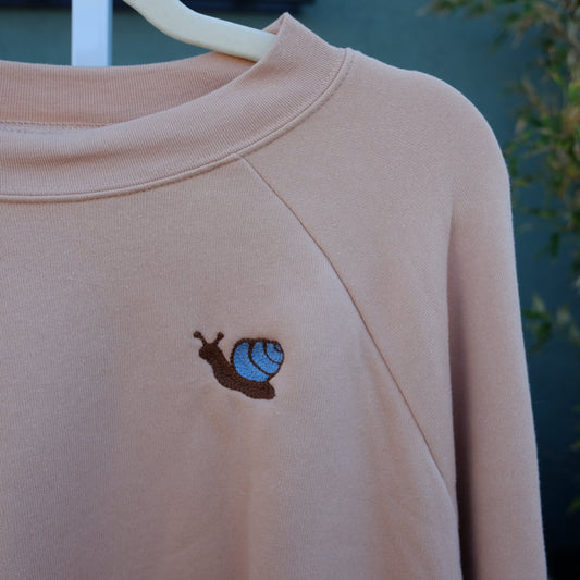 Cropped Snail Sweatshirt