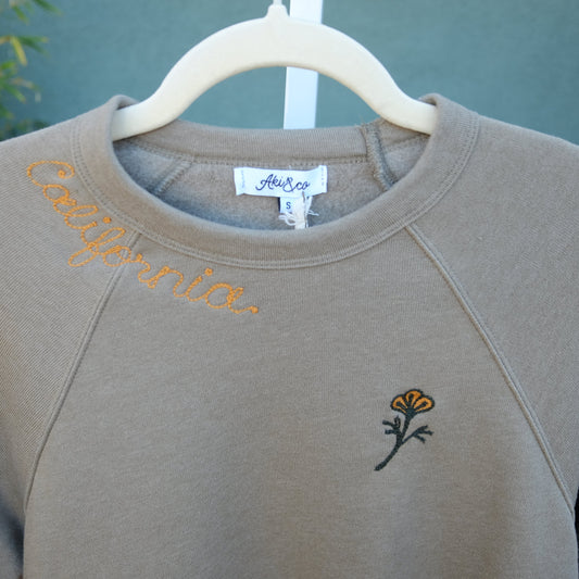 California Poppy Sweatshirt