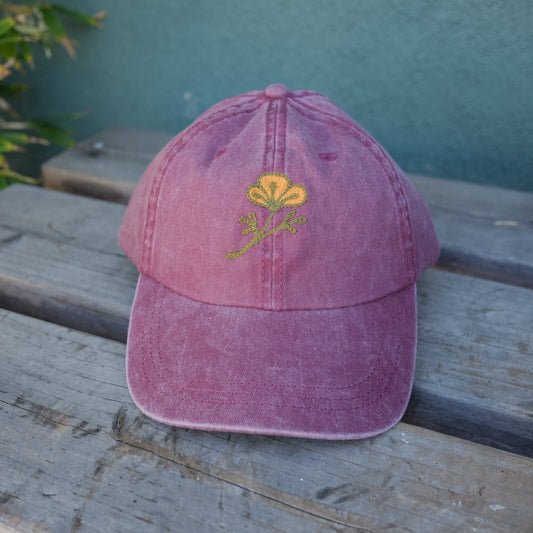 California Poppy Dad Hat