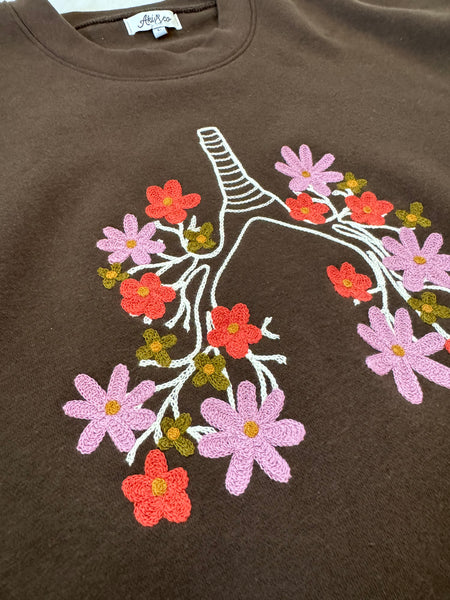 Flower Lungs Sweatshirt