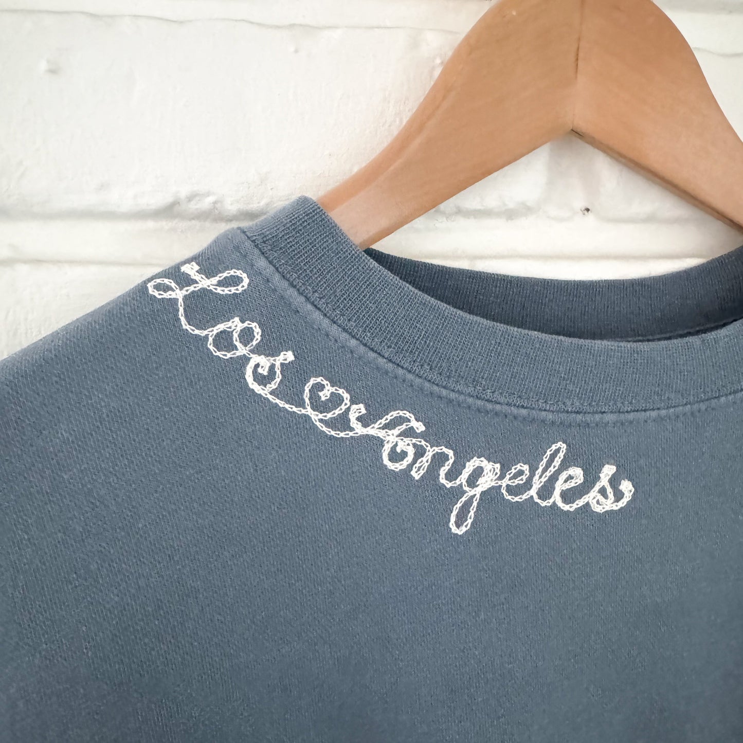 Los Angeles Sweatshirt- Slate Blue