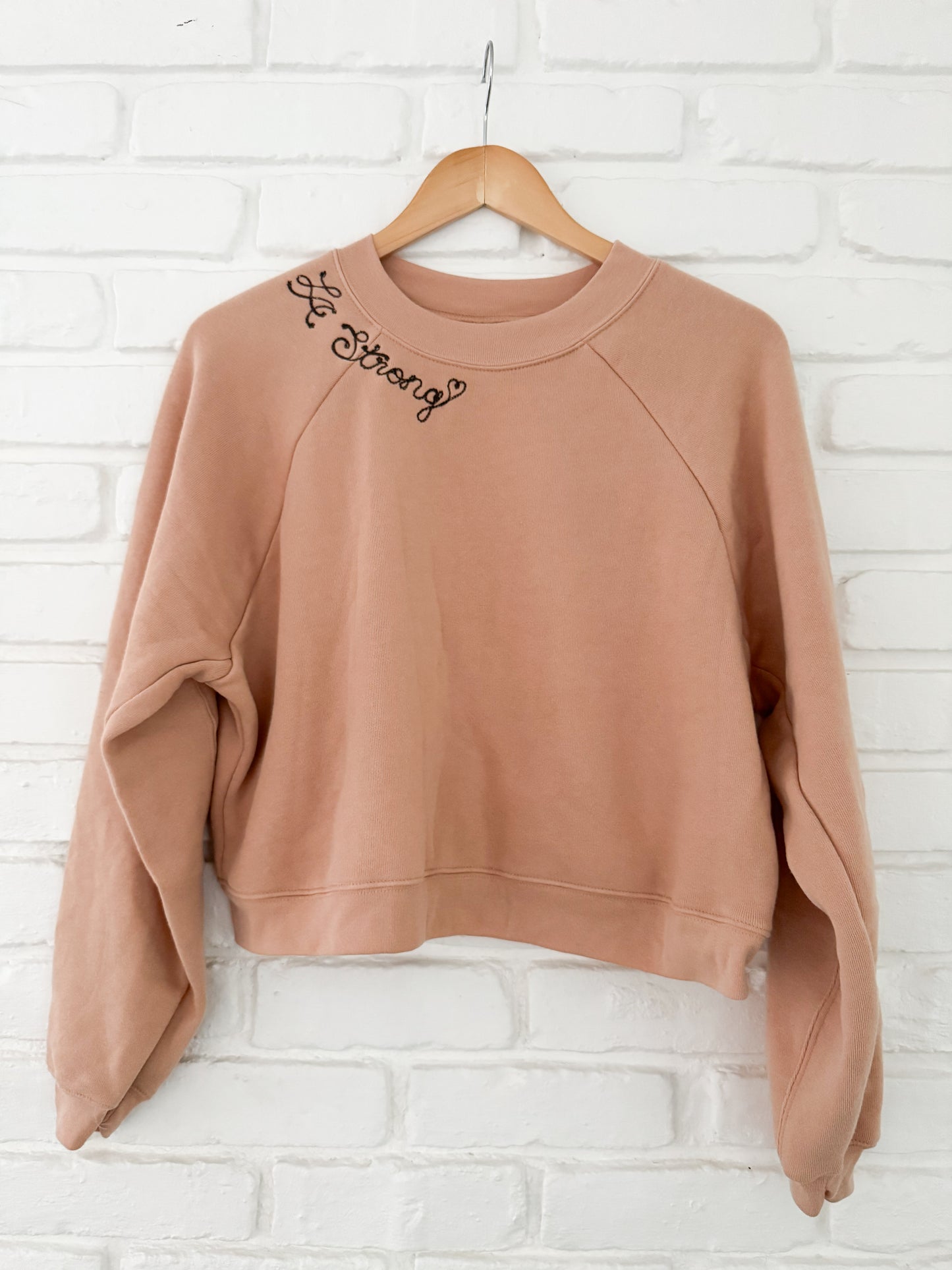 LA Strong Sweatshirt- Dusty Peach