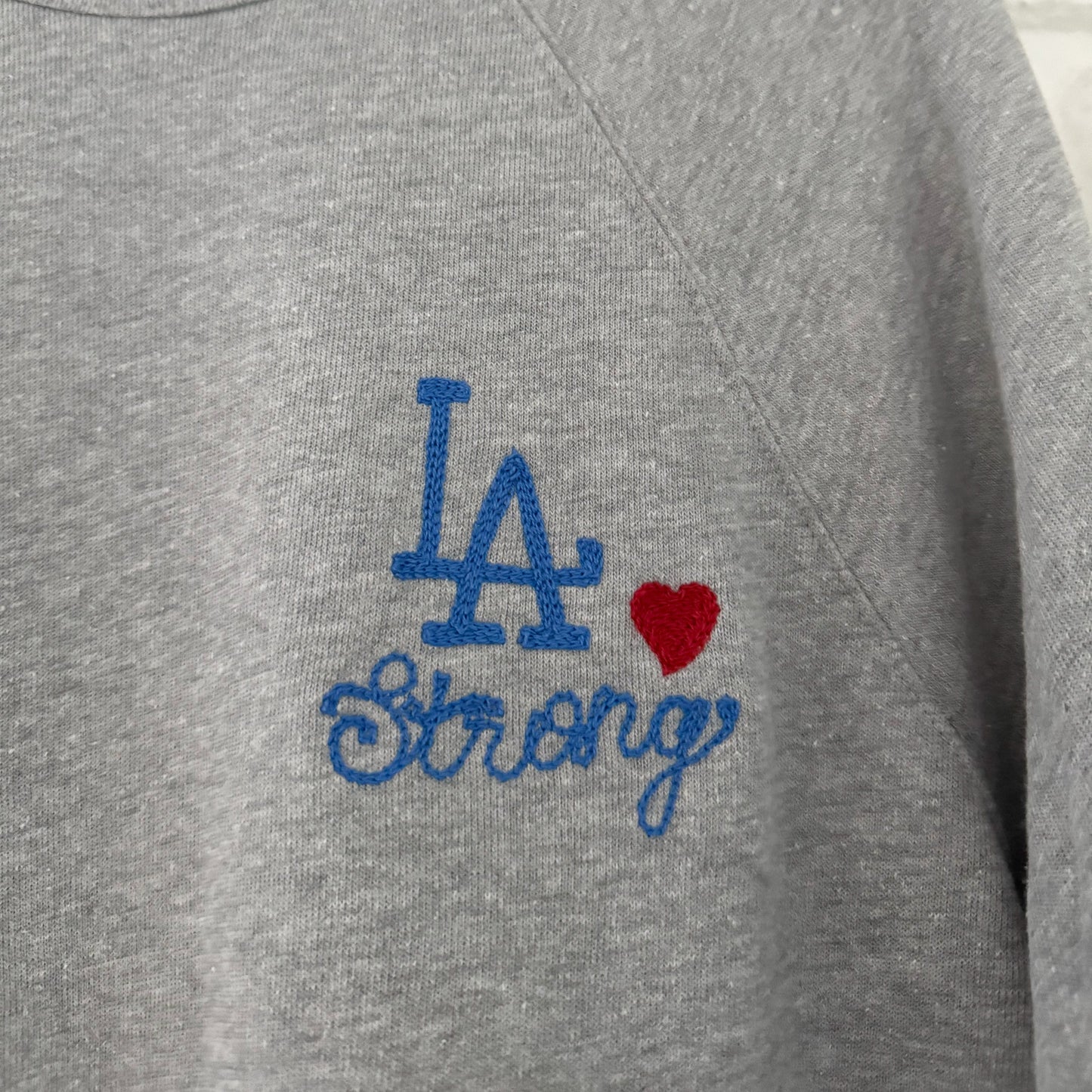 LA Strong Sweatshirt- Heather Gray