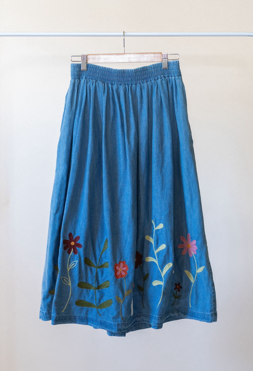 Garden Party Denim Skirt