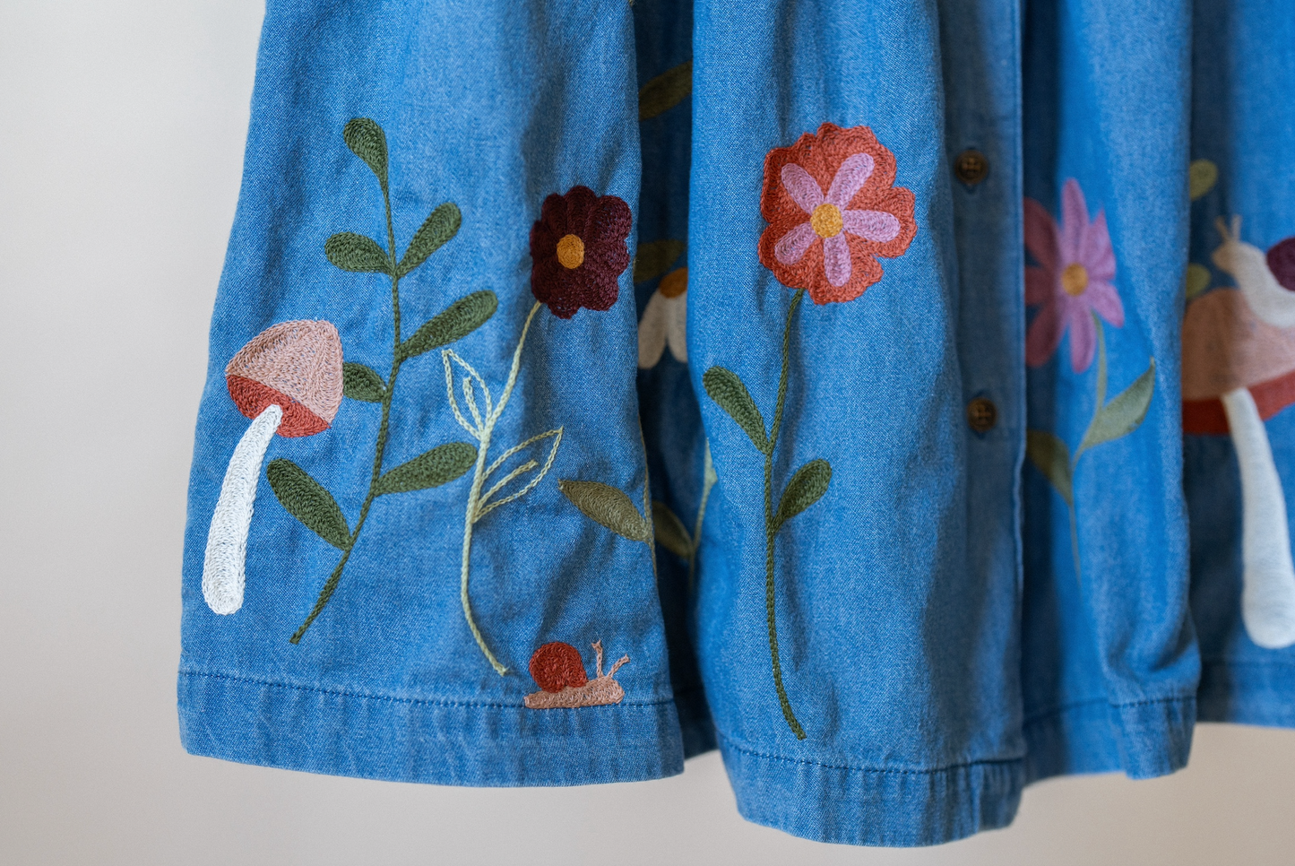 Garden Party Denim Skirt