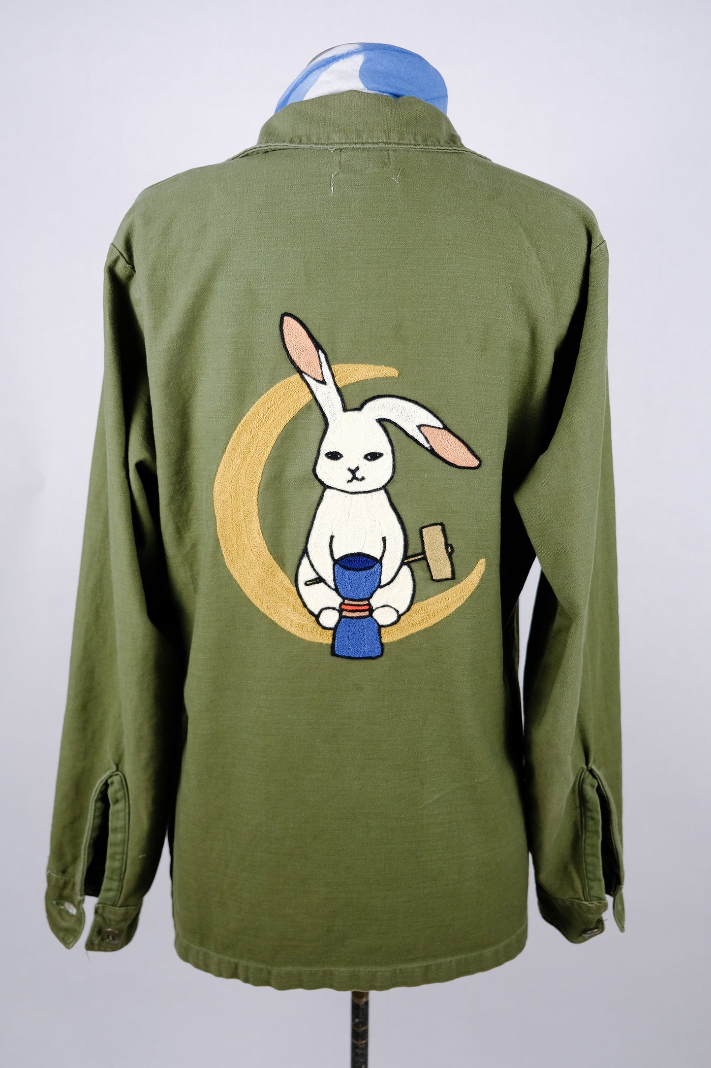 Moon Rabbit Vintage Army Utility Shacket